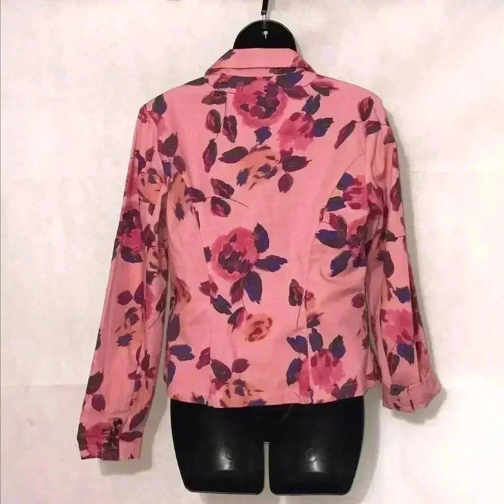 CAbi Floral Blazer Jacket Size S - Picture 4 of 7